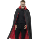 Reversible Vampire Cape Adult Black Red_1 sm-46881