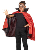 Reversible Vampire Cape Child Black Red 2