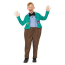 Roald Dahl Deluxe Augustus Gloop Costume Kids Green_2 sm-41544m