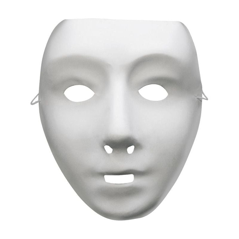 Robot Mask Adult White_2 