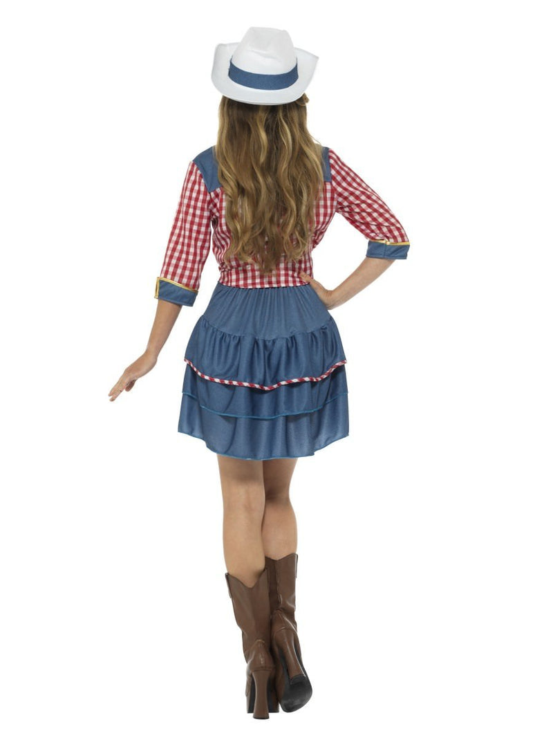 Rodeo Doll Costume Adult Womens Blue