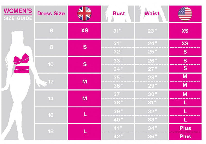 Size Chart M3GAN Costume for Women