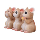 Three Wise Mice Figurines 9cm 2