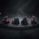 Midnight Treasures Set of 4 Dragon Figurines 5.5cm 6