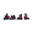 Midnight Treasures Set of 4 Dragon Figurines 5.5cm 8