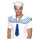 Sailor Neck Tie Adult White_2 
