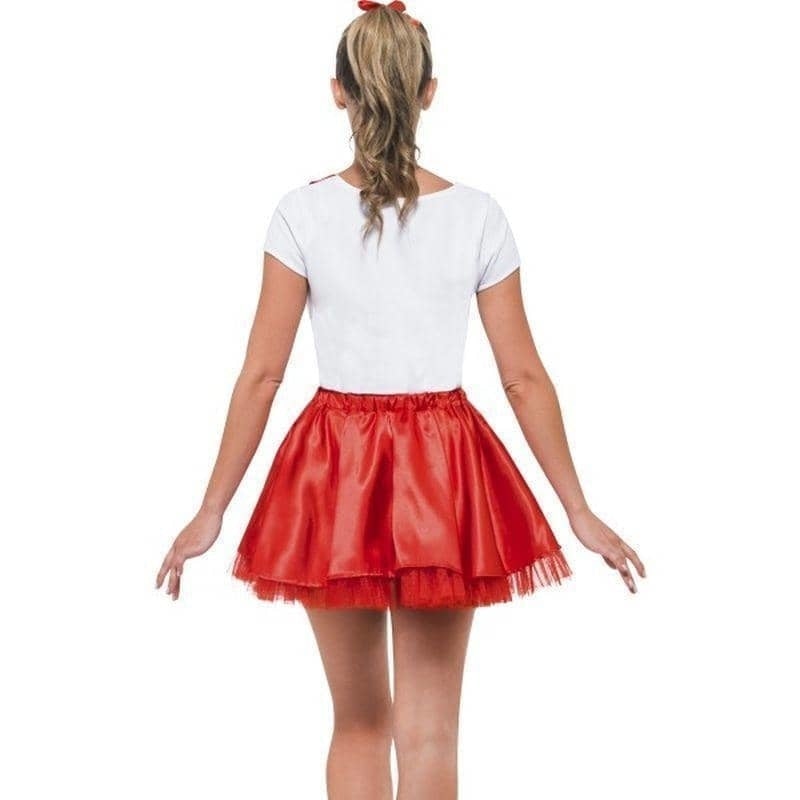 Sandy Cheerleader Costume Adult White Red_2 sm-25873S