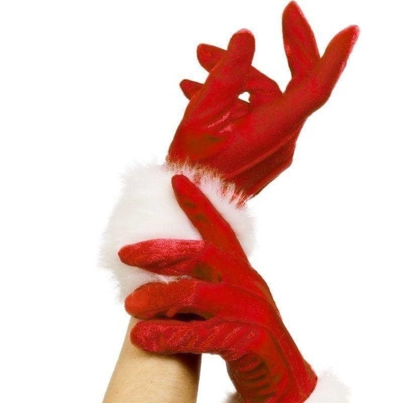 Santa Gloves Adult Red_1 sm-29253