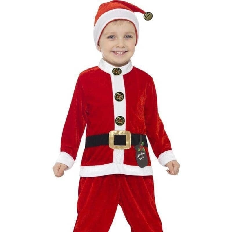 Santa Toddler Costume Kids Red White_1 sm-21488S