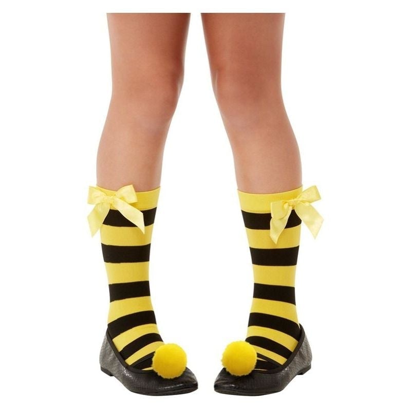 Santoro Beeloved Striped Socks Yellow_1 sm-52373
