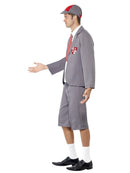 Schoolboy Costume Adult Grey School Uniform 2