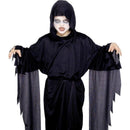 Screamer Ghost Robe Kids Black_1 sm-21818L