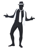 Second Skin Suit Adult Black Morph Party Jumpsuit 9