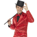 Sequin Jacket Mens Adult Red_1 sm-46983l