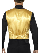 Sequin Waistcoat Adult Gold
