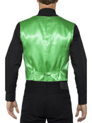 Sequin Waistcoat Adult Green