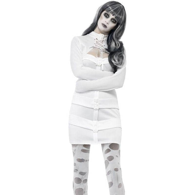 Sexy Straitjacket Costume Adult White_2 sm-33287S