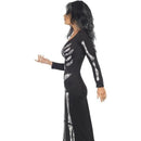 Skeleton Costume Adult Black White_3 sm-38873X1
