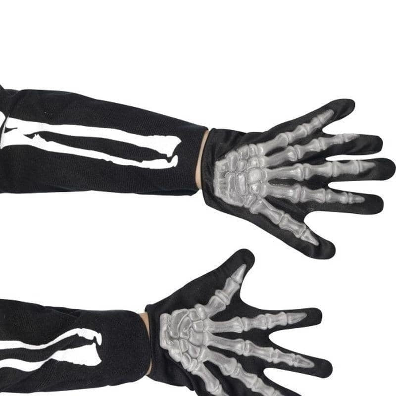 Skeleton Gloves Child Kids Black_1 sm-22276