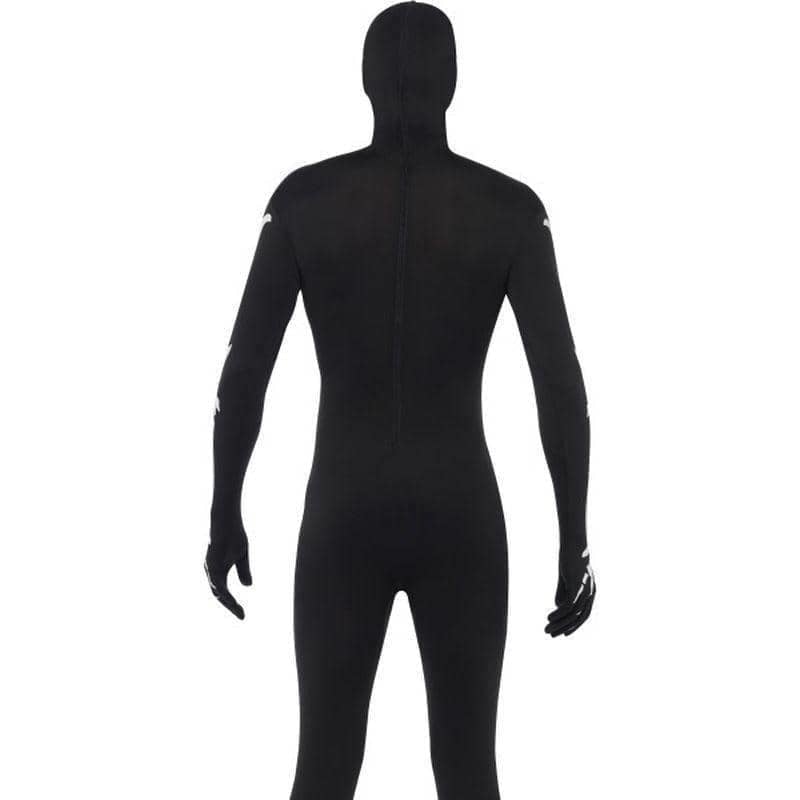 Skeleton Second Skin Costume Adult Black White_2 sm-24618M