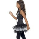 Skeleton Tutu Costume Kids Black White_3 sm-43029S