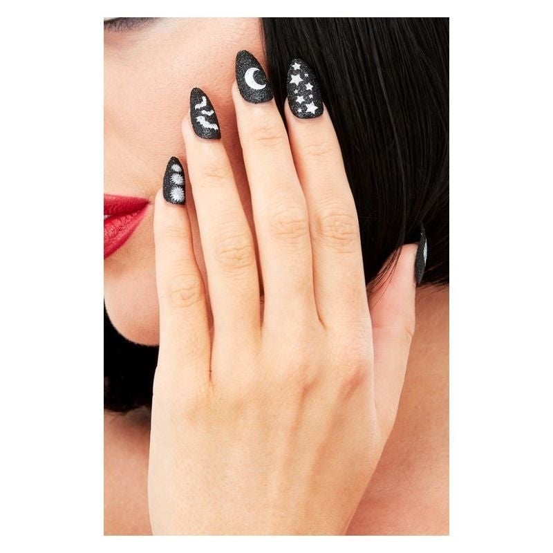 Smiffys Makeup FX Bewitching Nails Black_1 sm-52046