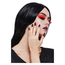 Smiffys Makeup FX Gothic Eyelash & Nail Set_1 sm-44980
