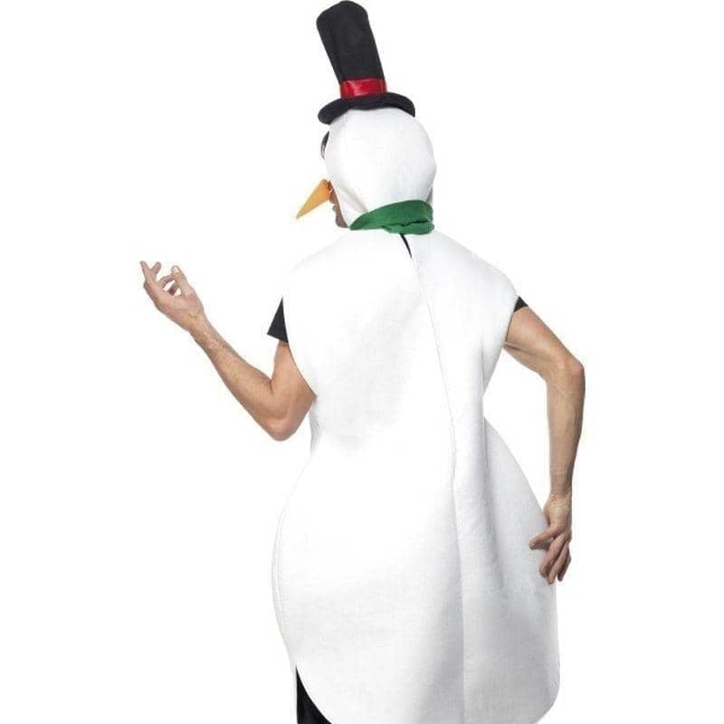 Snowman Costume Adult White_3 