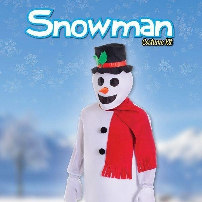 Snowman Costume Set Adult Unisex_2 