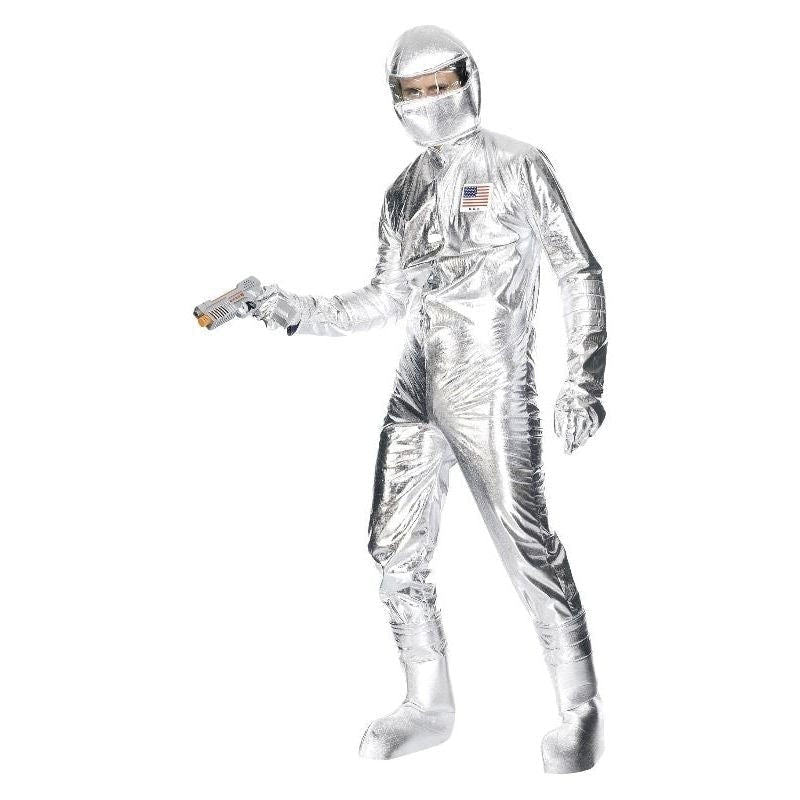 Spaceman Costume Adult Silver_3 