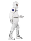 Spaceman Costume Adult White Top Trousers Helmet Gloves Shoe Covers 2