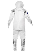 Spaceman Costume Adult White Top Trousers Helmet Gloves Shoe Covers 3