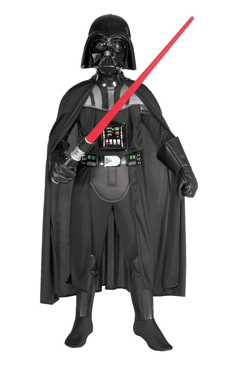 Darth Vader Star Wars Child Deluxe Costume and Mask 1 rub-882014L MAD Fancy Dress