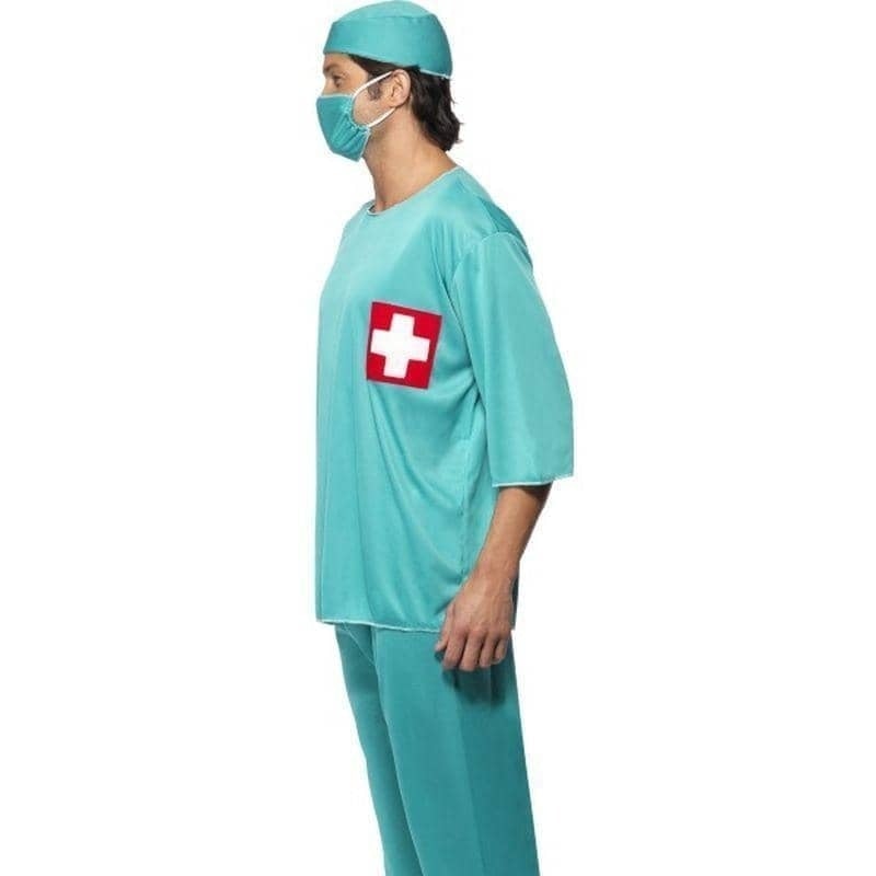 Surgeon Costume Adult Green_3 