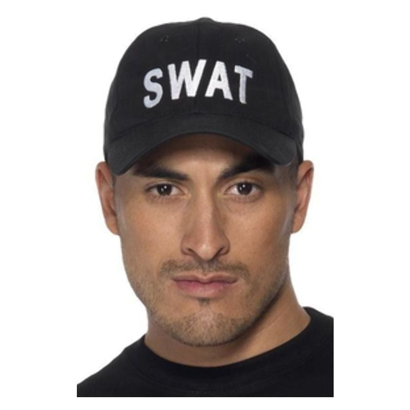 Swat Baseball Cap Adult Black_2 