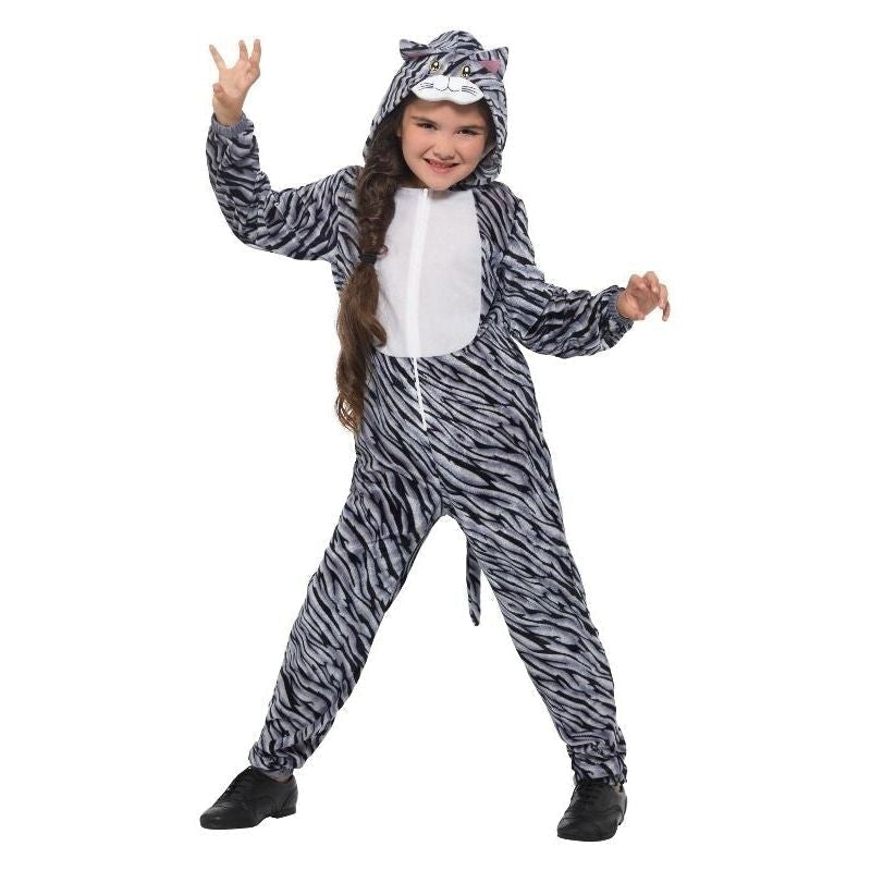 Tabby Cat Costume Kids Grey_2 sm-49702m
