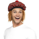 Tam O Shanter Tartan Hat Adult Red_1 sm-25251