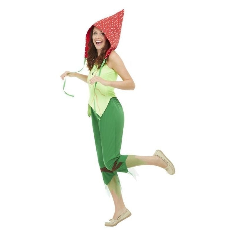 Toadstool Pixie Costume Adult Green Red_3 sm-47776S