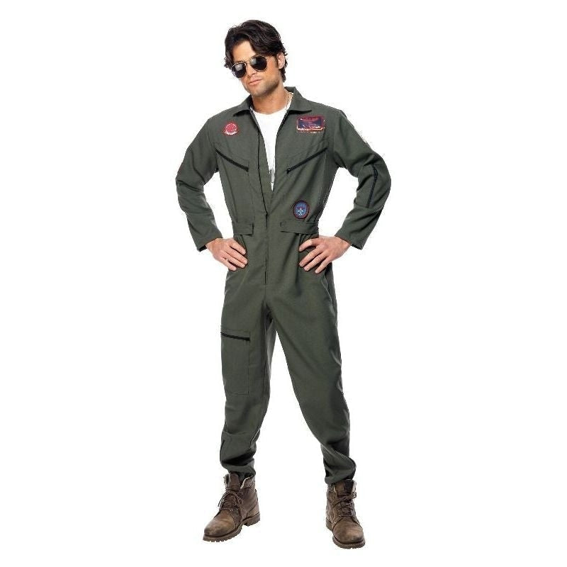 Top Gun Costume Adult Green_4 