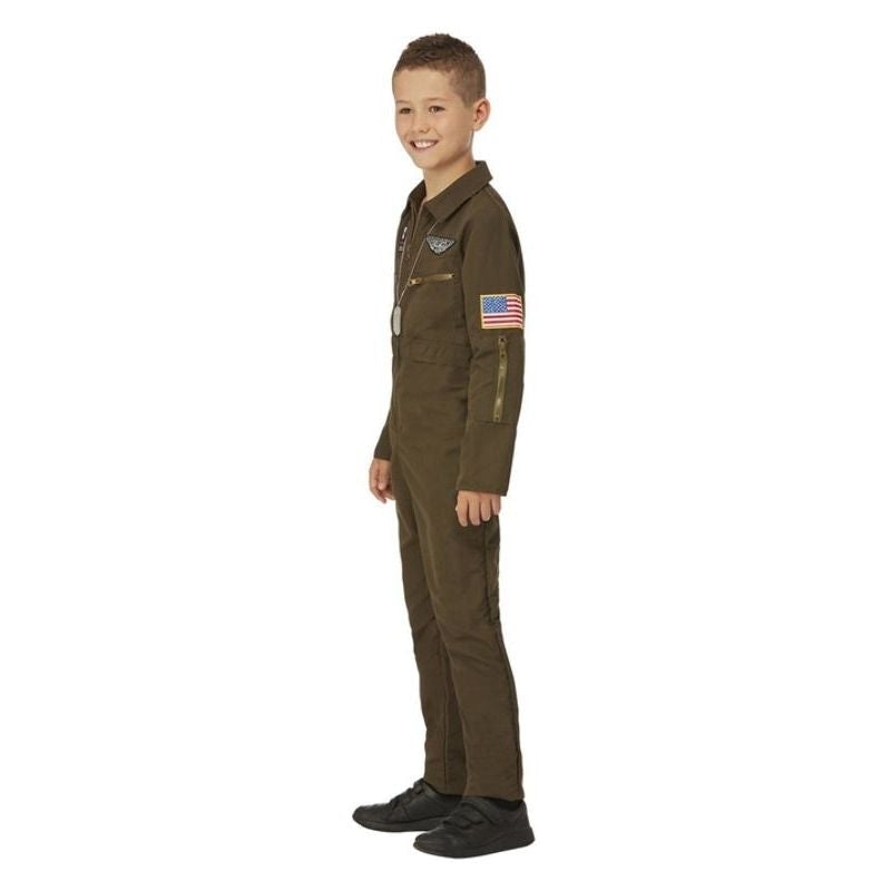 Top Gun Maverick Childs Aviator Costume Green_3 sm-52555S