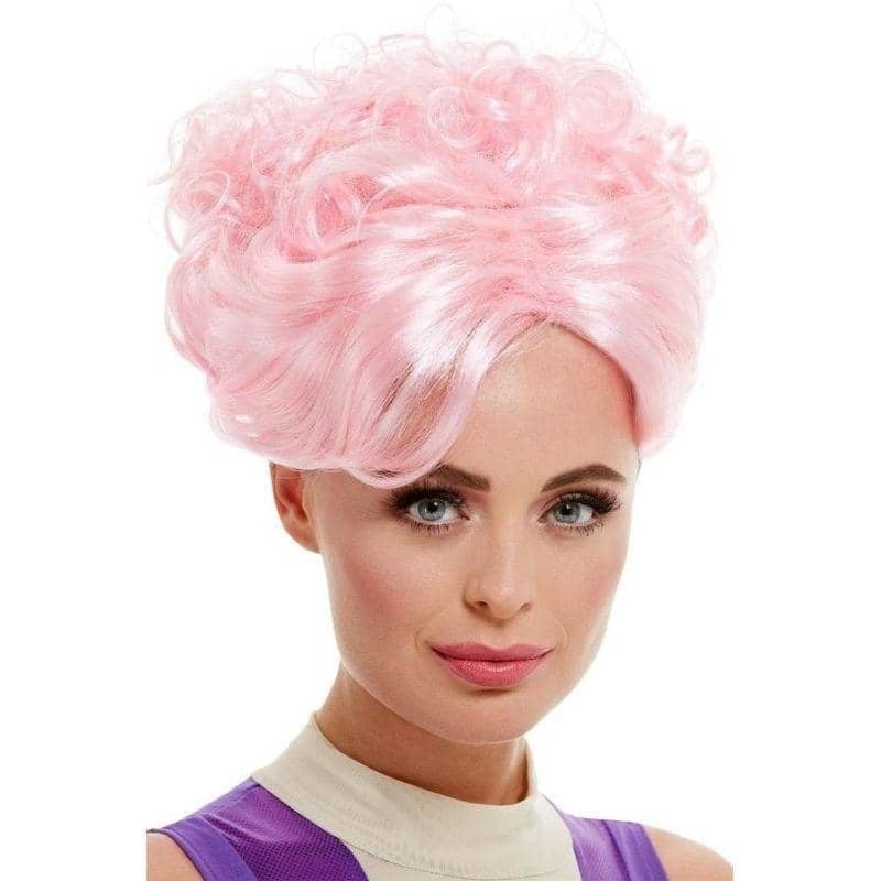 Trapeze Artist Wig Adult Pink_1 sm-52067