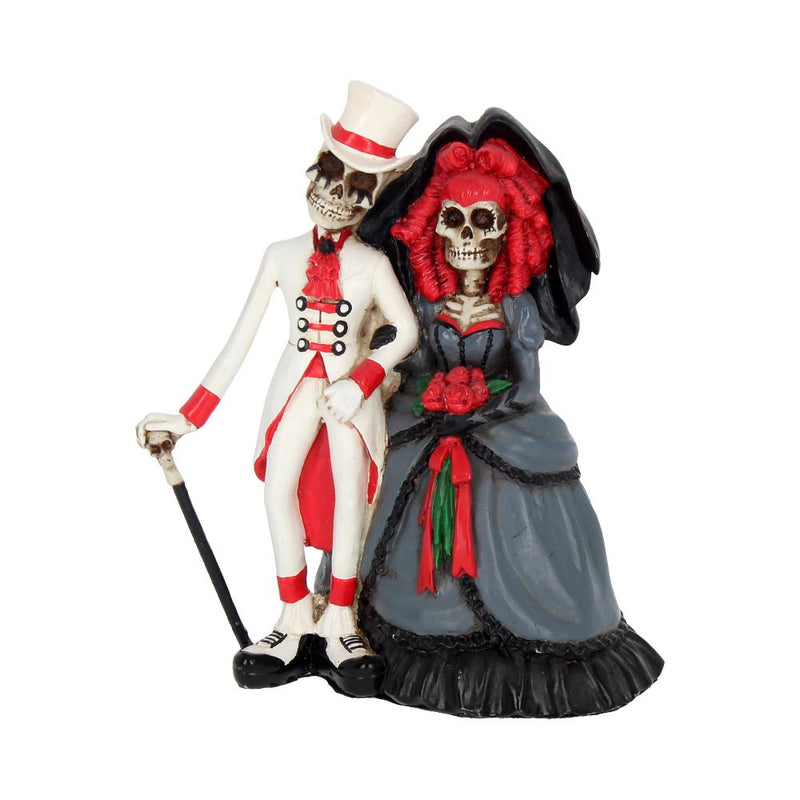 Forever By Your Side Figurine Skeleton Wedding Bride Groom Valentine 14cm