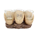 Six Shooter 10cm Skulls Shot Glass Set of 6 4