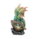 Emerald Green Eye Of The Dragon Light Up Figurine 21cm