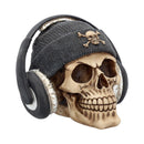 Dead Beat Headphones Skull 17cm Grey