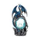 Frostwings Gateway Figurine Blue Dragon Crystal Light Up Ornament Frostwings 27cm