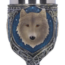 Lone Wolf Grey Animal Goblet 19.5cm Drinking Cup 5