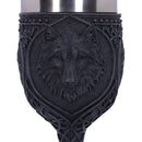 Night Wolf Black Gothic Animal Goblet 19.5cm 6