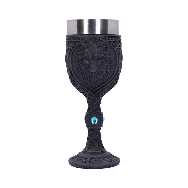 Night Wolf Black Gothic Animal Goblet 195cm
