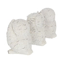 Three Wise Owls Resin Figurines 8cm 3